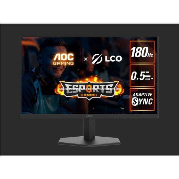 AOC 27'QHD,IPS,180Hz,1ms GtG / 0.5ms MPRT,HDR10,1H1DP, normal stand,Adaptive Sync,Low input lag,Gaming mode,Dial Point,Shadow Control,Low blue mode Q27G11E