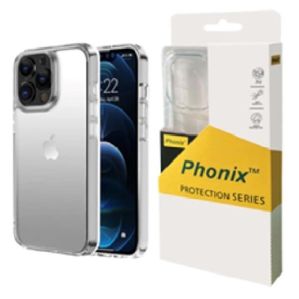 Phonix Apple iPhone 15 (6.1') Clear Rock Shockproof Case - Ultra-thin, Lightweight, Non-slip, Crystal Clear, Strong Durable, 10 Years Warranty 6976552040204