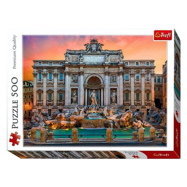 Fontaine De Trevi, Rome 500 Piece Jigsaw Puzzle