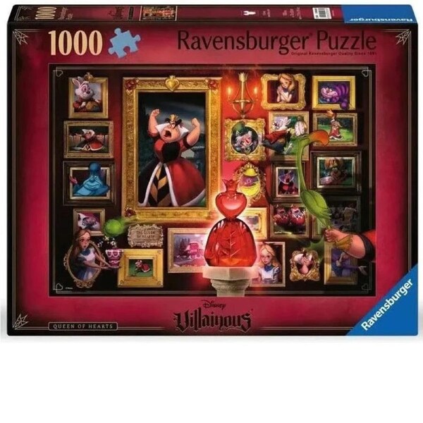 Ravensburger Puzzle 1000pc - Disney Villainous Queen of Hearts