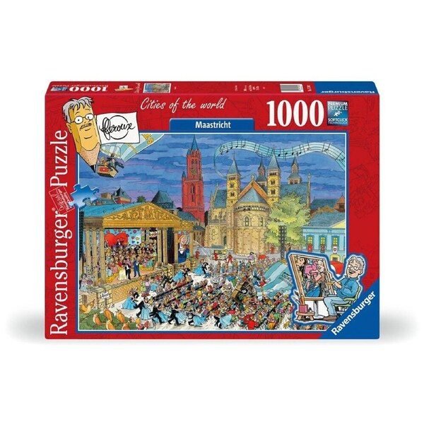 Ravensburger Puzzle 1000pc - Fleroux Cities of the World Maastricht