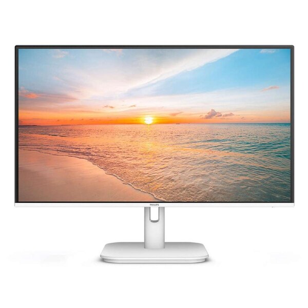 Philips 24E1N1100AW 24in FHD 1920x1080 100hz Ips White 16:9 W-Led 1ms Vga/hdmi Audio In/out Built-In Speakers Tilt Vesa100x100 3 Years Warranty