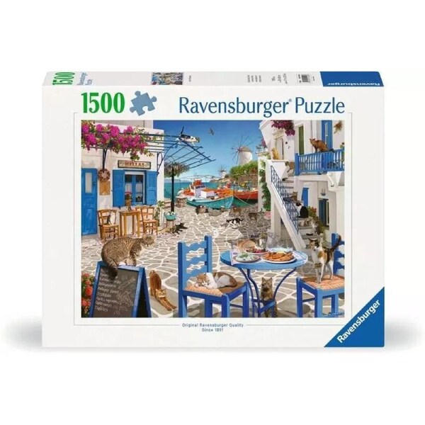 Ravensburger Puzzle 1500pc - Cats of Mykonos