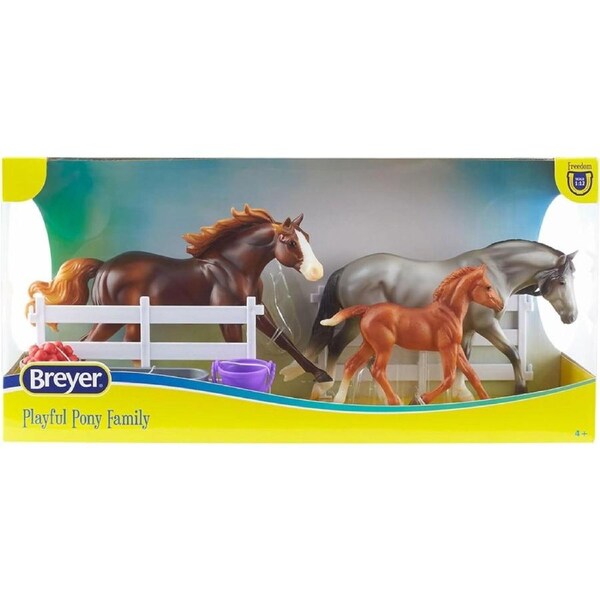 Breyer Horses Playful Pony Family Welsh Ponies Freedom 1:12 Scale 10229