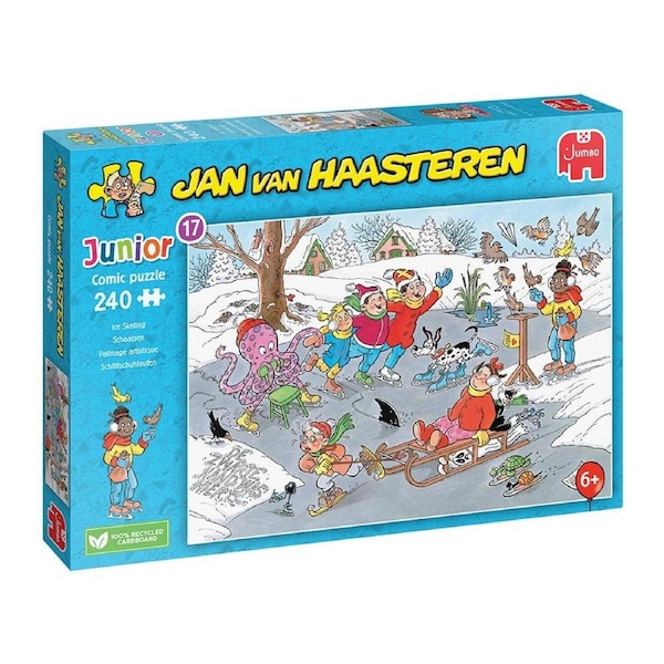 Jan Van Haasteren Junior Ice Skating 240 Piece Jigsaw Puzzle