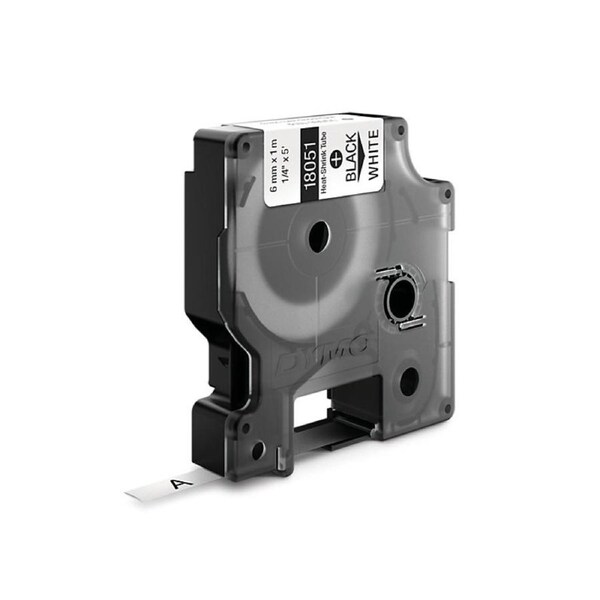 Dymo 18051 Rhno Tube Ht Shrk 6mm Wh