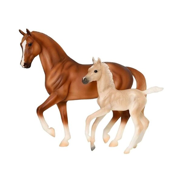 Breyer Horses Power & Precision Horse & Foal Set Freedom 1:12 Scale Horse Figure 10251