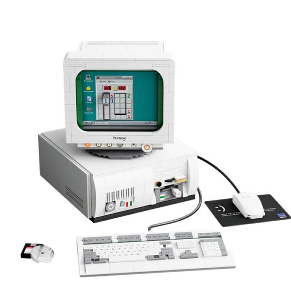 1634pc Joyside Series 19cm Retro Computer Kit Kids Building Toy 6y+