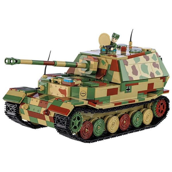 1252pc World War 2 Panzerjäger Tiger P Elefant Kit Diecast Play Toy