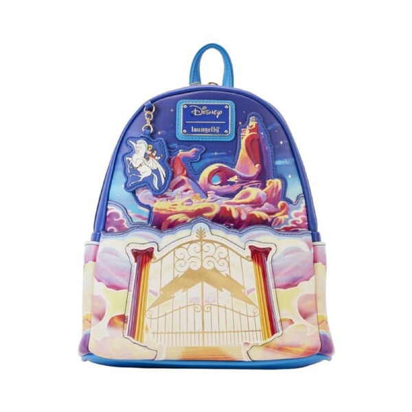 Hercules 1997 Mount Olympus Gates Womens Mini Backpack Bag 9x10.5in