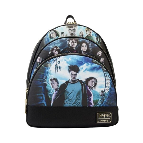 Harry Potter Trilogy Series 2 Triple Pocket Mini Backpack Bag 11in