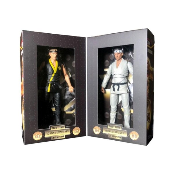 2pc Cobra Kai Johnny & Daniel Retro Action Figure Set