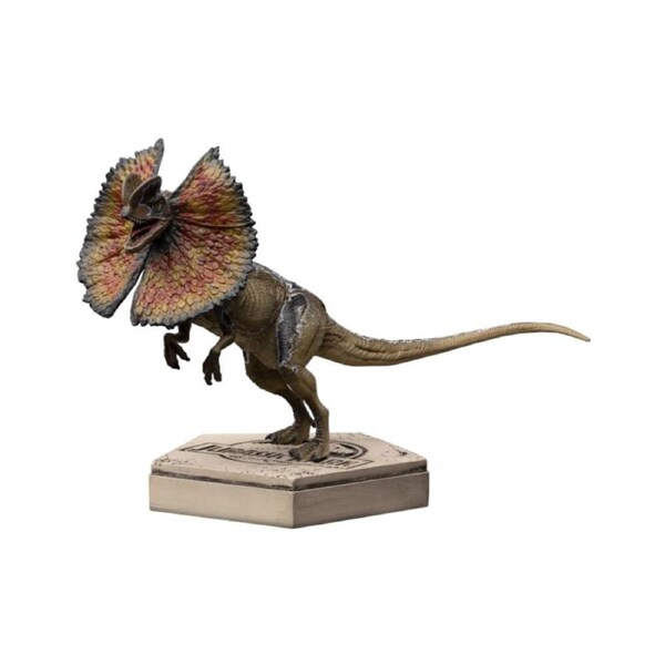 Jurassic Park Dilophosaurus Statue Action Figure Toy 4.9in