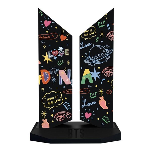 BTS DNA Edition Logo Replica Kpop Icon Figure 7x4.5in