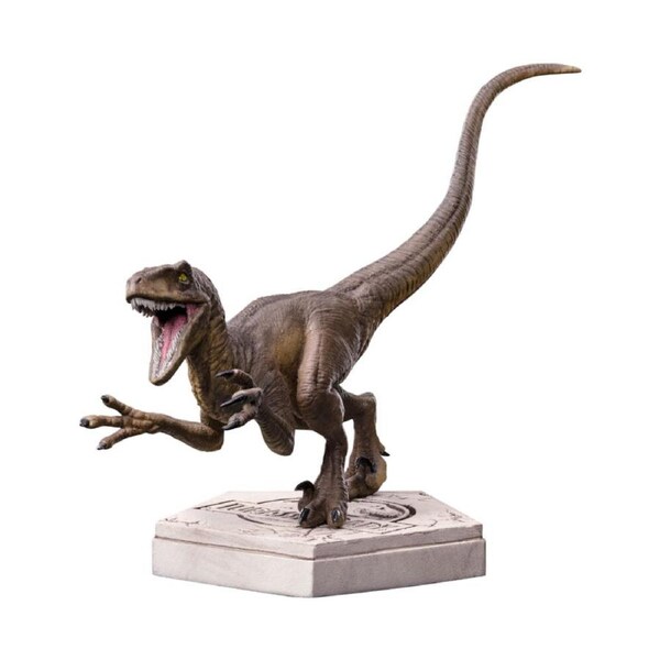 Jurassic Park Velociraptor A Icons Statue Action Figure 4.9in