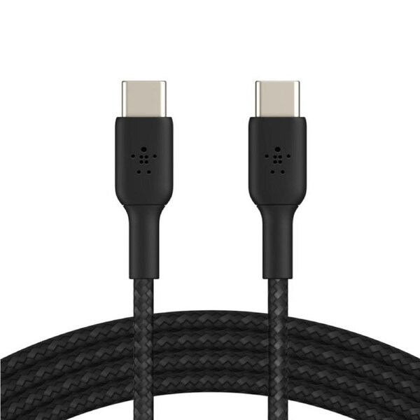Belkin BoostCharge Braided USB-C to USB-C Cable 0.15M- White