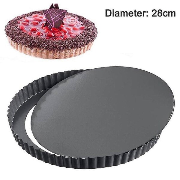 Nonstick Heavy Duty Detachable Bottom Pie Pan28cm Top Diameter