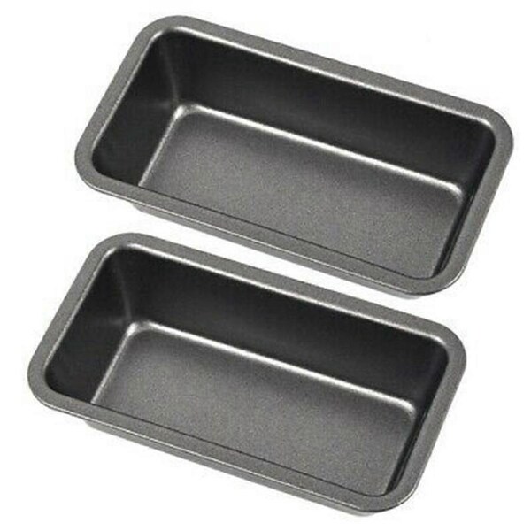 2Pcs Bread Pans for Baking Nonstick Carbon Steel Loaf Pan Toast Mold
