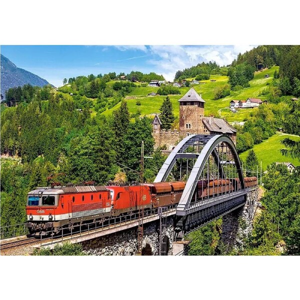 Castorland - Train On The Bridge Puzzle 500pc