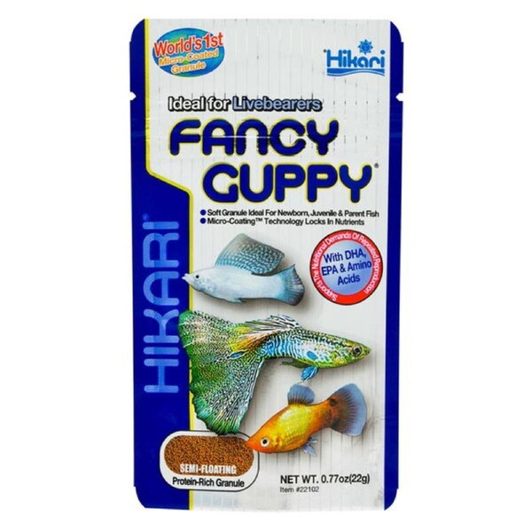 Hikari Fancy Guppy Livebearers Fish Food 22 gm