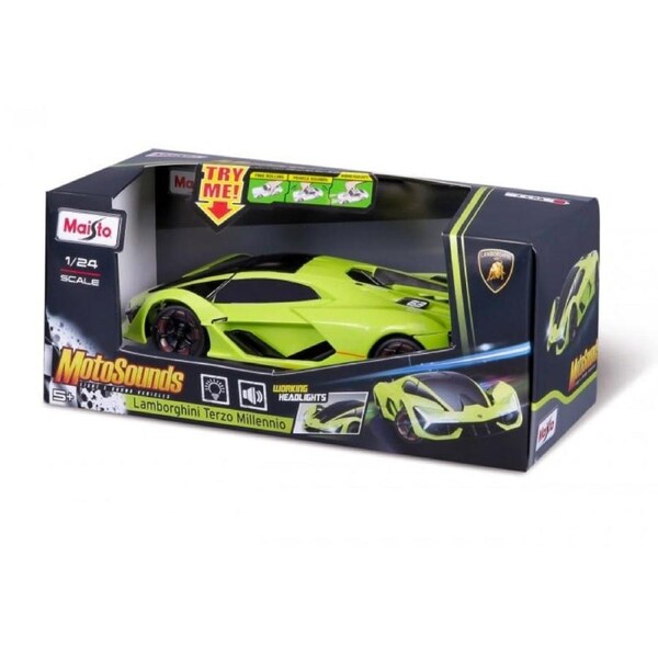 Maisto Fresh Metal Motosounds Light and Sound Lamborghini Terzo Millennio 1:24 Scale Vehicle
