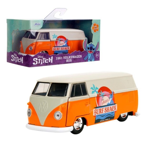 Lilo and Stitch Stitch's Surf Shack 1961 VW Bus 1:32 Scale Diecast Vehicle