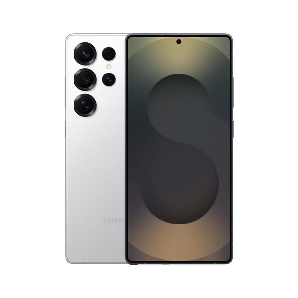 (Refurbished) Samsung Galaxy S25 Ultra 256GB Titanium White Silver (Excellent Condition)