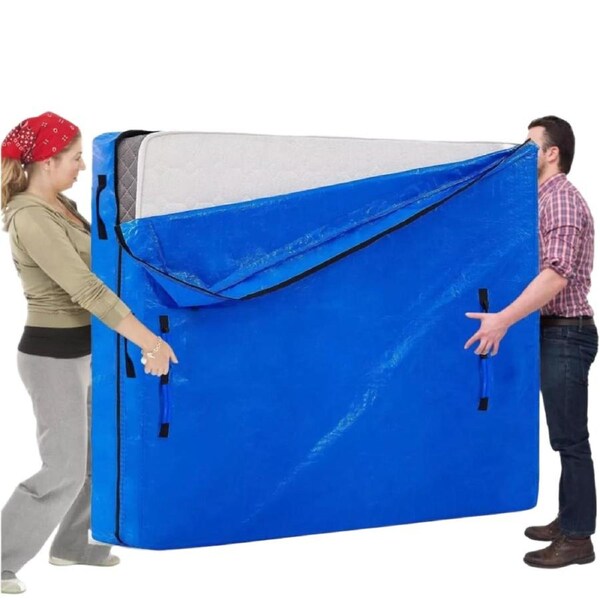 Easy Moving Carry Storage Mattress Bag Protector Dust Cover Double Size Mattress