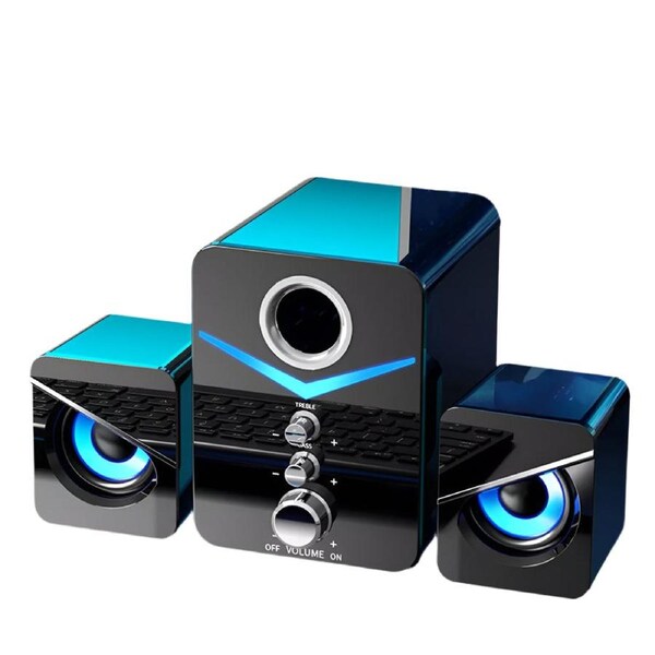 PC Desktop Laptop TV Subwoofer System Wired Bluetooth Computer Speaker