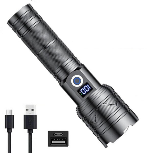 Hunting Rechargeable Lamp Light Super Bright 1500000LM LED Flashlight Torch