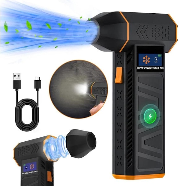 130000 RPM Electric Jet Fan Mini Turbo Jet Portable Air Blower Jet Dry Blower