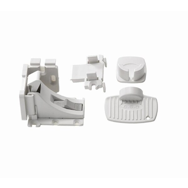 BabyDan Magnetic Lock Baby/Kids Safety Protection For Drawer & Cupboard White