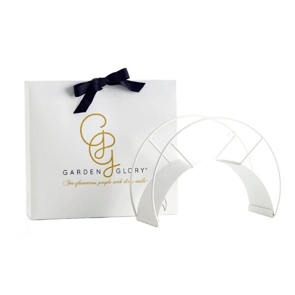 Garden Glory Classic Wall Mounted Water Hose Holder Hanger Rack White Snake