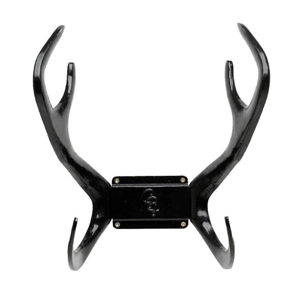 Garden Glory Reindeer Wall Mounted Water Hose Holder Reel Rack Black Swan