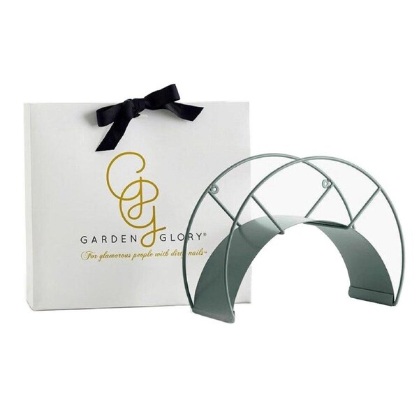 Garden Glory Classic Wall Mounted Water Hose Holder Hanger Rack Eucalyptus Leaf