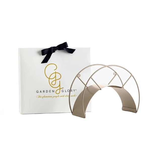 Garden Glory Classic Wall Mounted Water Hose Holder Hanger Rack Sahara/Beige