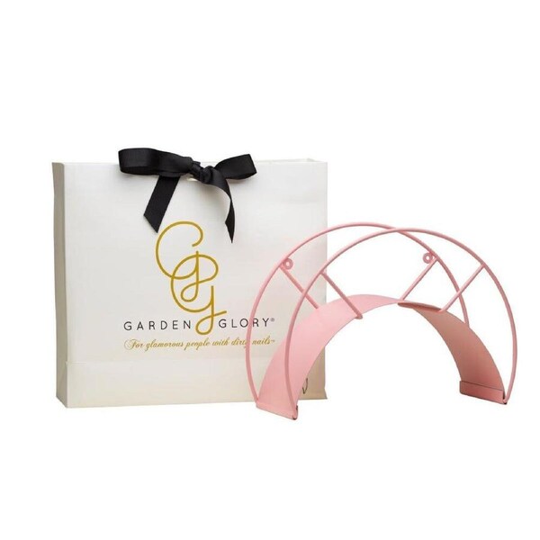 Garden Glory Classic Wall Mounted Water Hose Holder Hanger Rack Rusty Rose