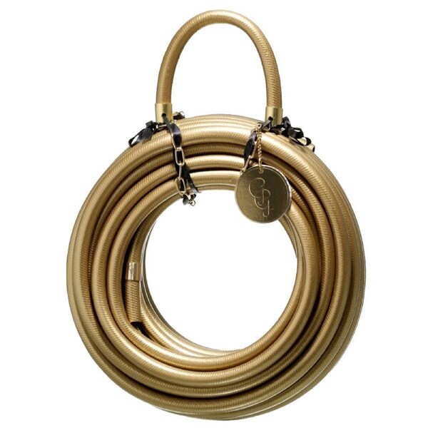 Garden Glory Coloured PVC Watering Hose Outdoor Flexible Pipe 20m Gold Digger
