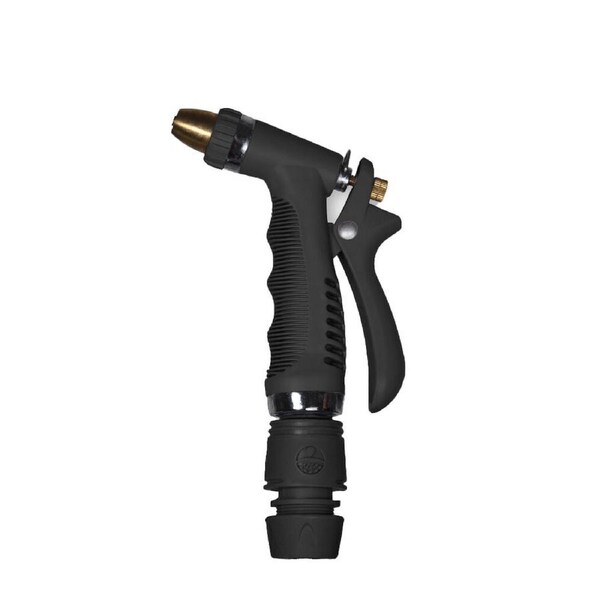 Garden Glory Spray Gun Adjustable Nozzle For 1/2in Water Hoses Black Swan