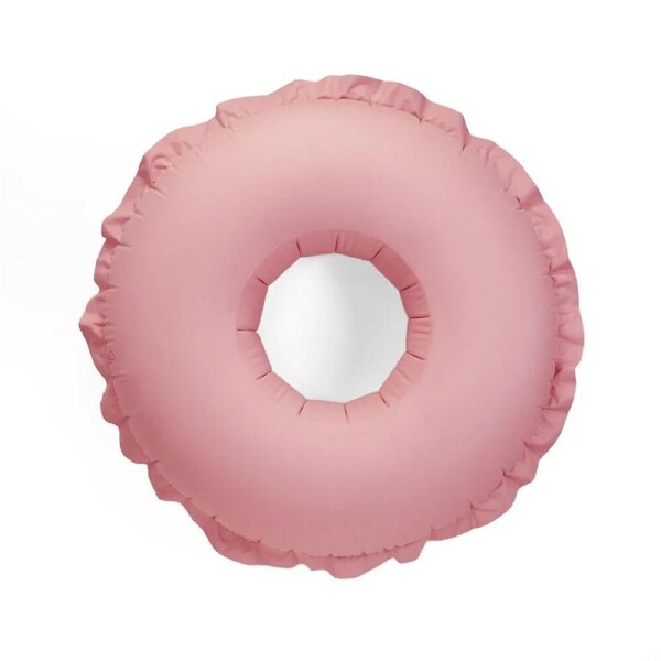 Garden Glory Cotton Couture Canvas Pool Float Ring Raft Round 110cm Pink