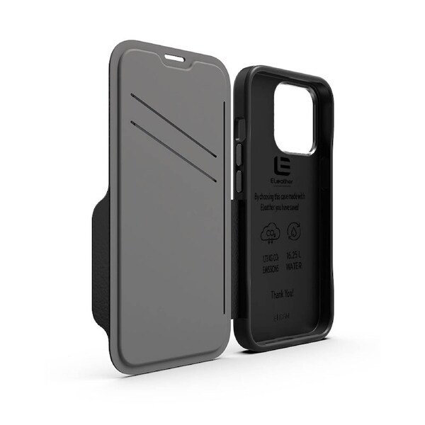 EFM Monaco Leather Wallet Case with D3O 5G Signal Plus for iPhone 13 Pro