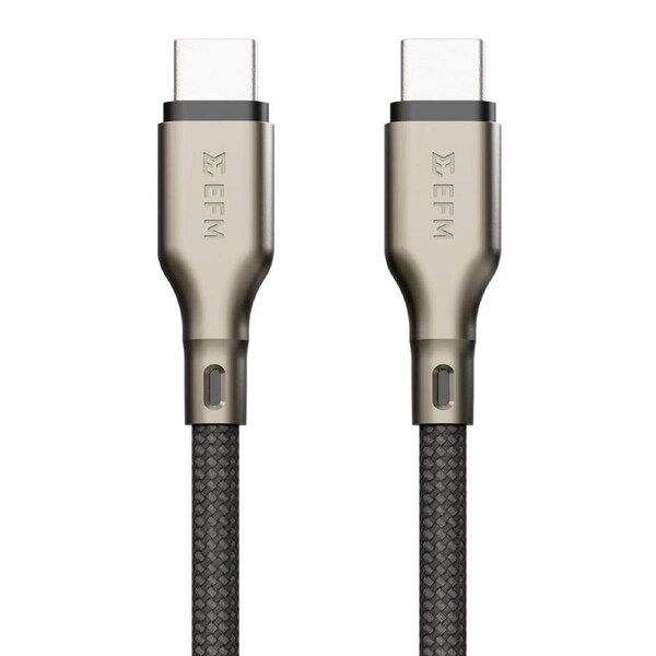 EFM USB-C to USB-C Pro Power and Data CableWith Aramid Fibre Reinforcement 1M