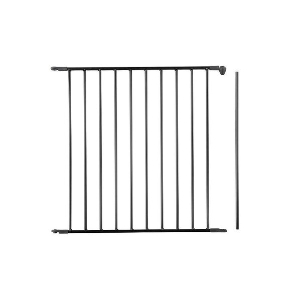 BabyDan Flex Large 72cm System Extension For Baby Safety Fence Gate Black