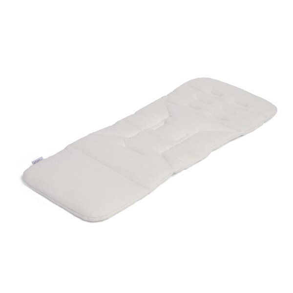 Bumbleride Organic Cotton Baby/Infant Seat Liner/Pad For Stroller/Pram White