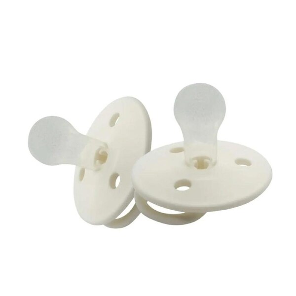 2PK Mininor Baby/Infant Feeding Dummy Silicone Pacifier/Soother Snowberry 0m+