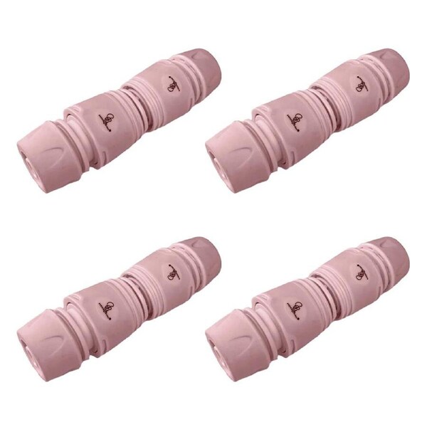 4PK Garden Glory Hose Extension Connector Extender For Waterhose Rusty Rose
