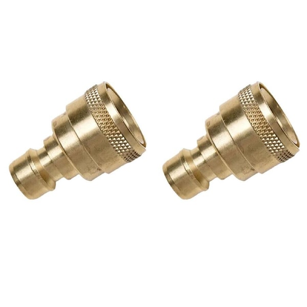 2PK Garden Glory Sprinkler Connection/Connector For Water Hose Nozzle Brass