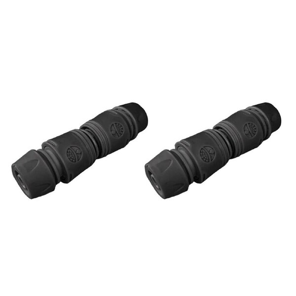 2PK Garden Glory Hose Extension Connector Extender For Waterhose Black Swan