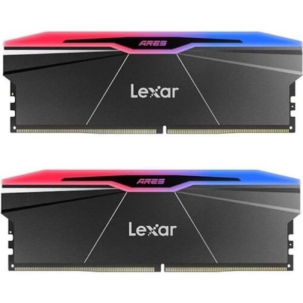 Lexar LD5U16G60C38BG-RGD U-DIMM DDR5 6000 32GB KIT(16GB*2), CL38, THOR RGB Black, dual pack