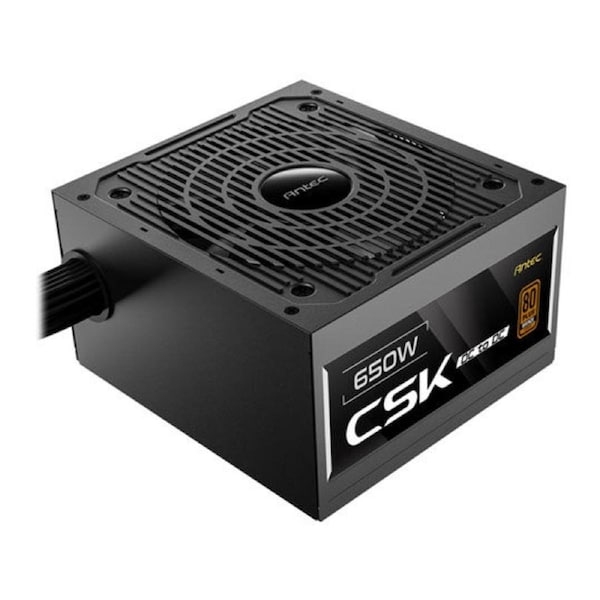 Antec CSK650DC 80+ Bronze 115V, Continuous Power, DC to DC, Flat Cables, 5Yrs Warranty. CircuitShield Protections, Thermal,Reliable Value Power Supply